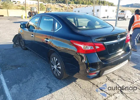 2016 Nissan Sentra S from USA, damaged, VIN 3N1AB7AP6GY245553
